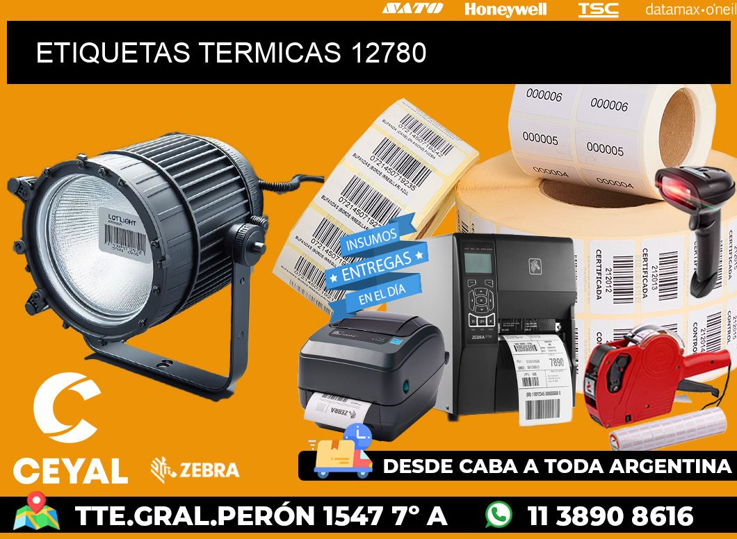 ETIQUETAS TERMICAS 12780