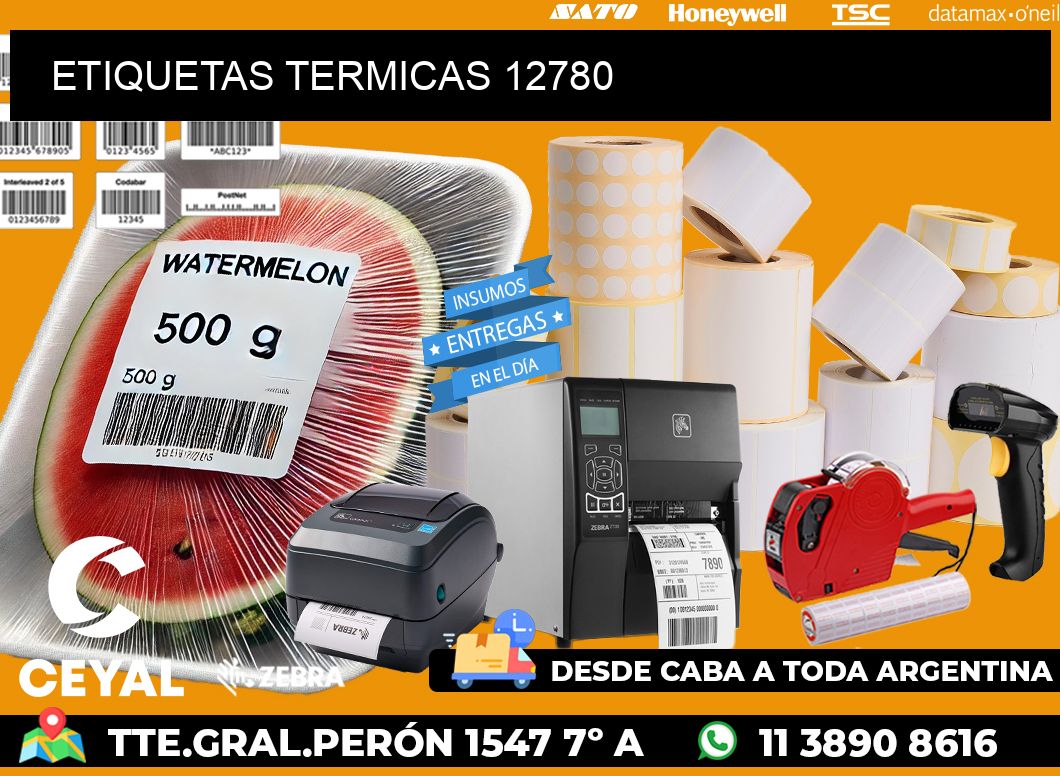 ETIQUETAS TERMICAS 12780
