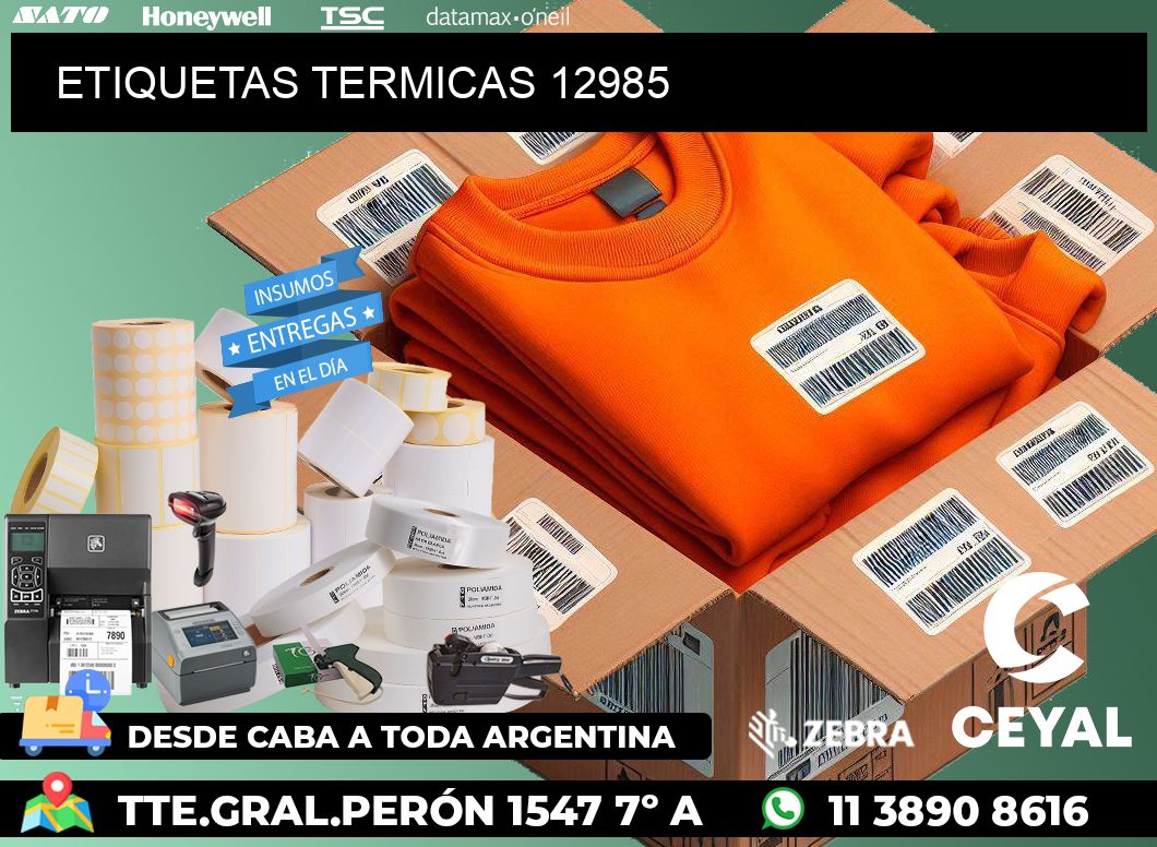 ETIQUETAS TERMICAS 12985