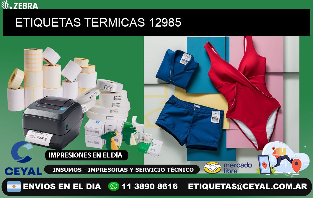 ETIQUETAS TERMICAS 12985