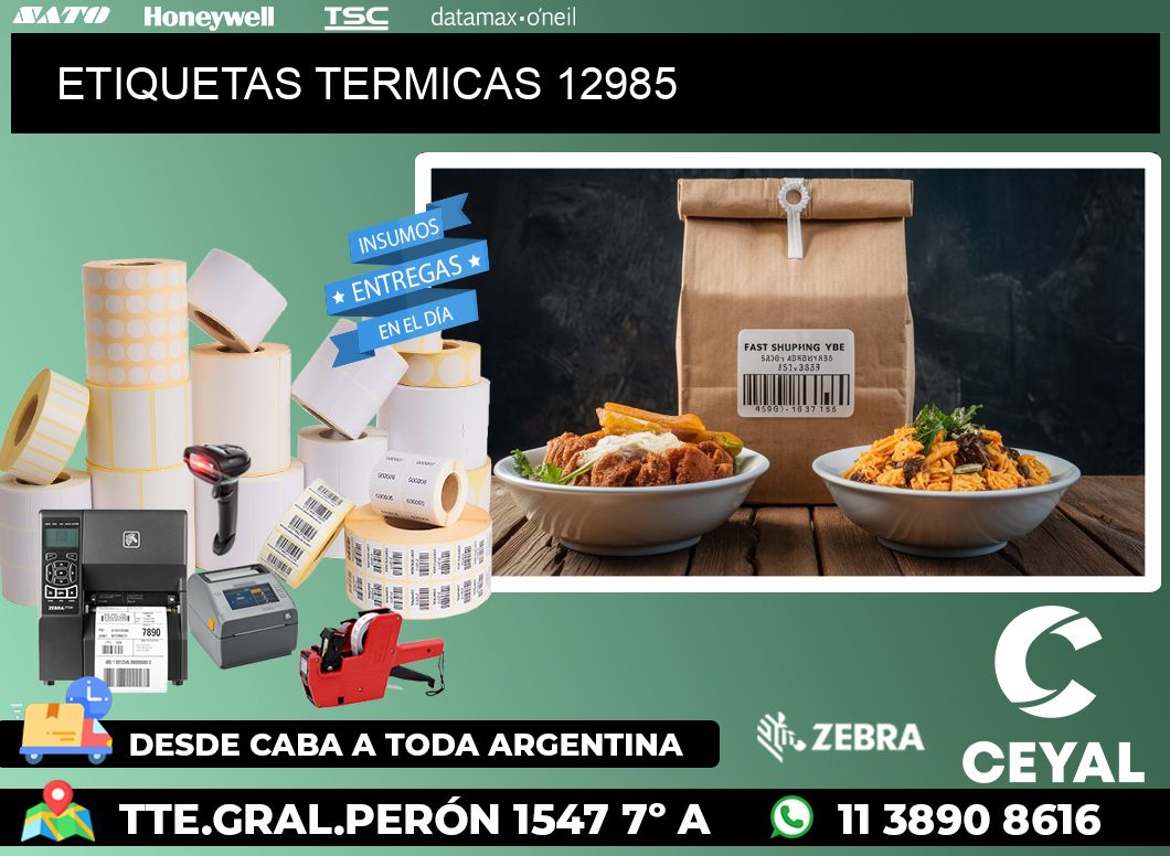 ETIQUETAS TERMICAS 12985
