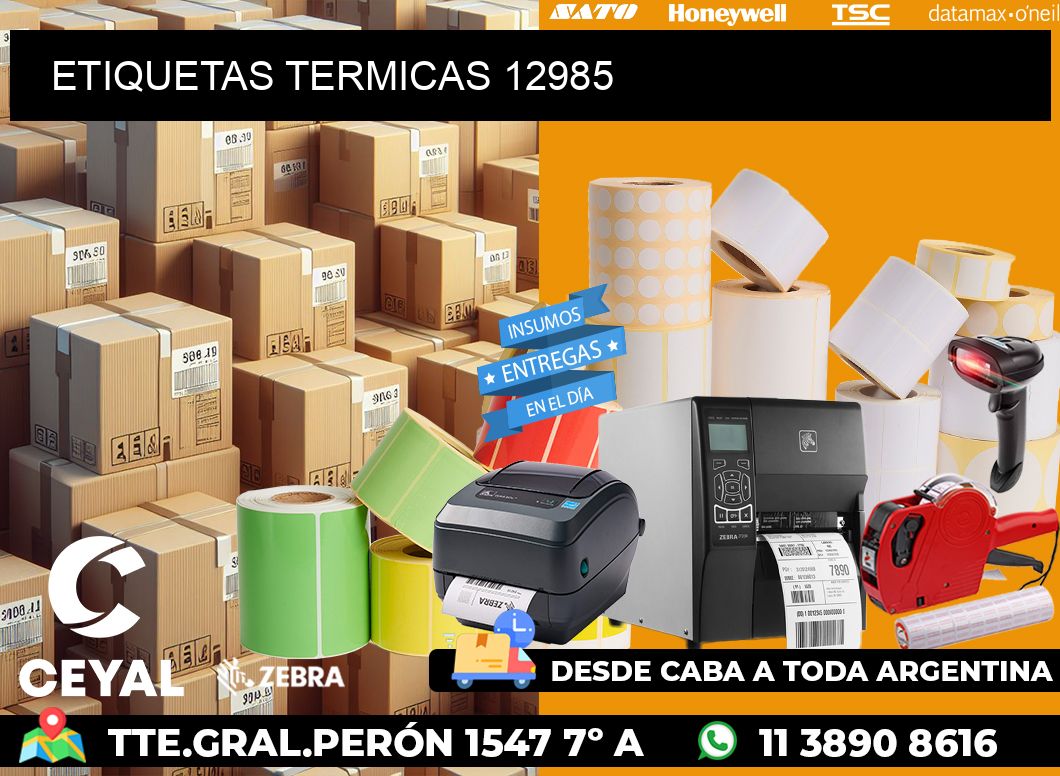 ETIQUETAS TERMICAS 12985