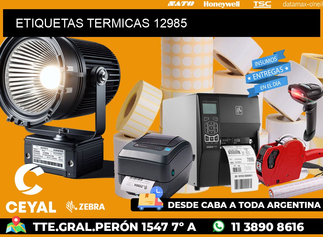 ETIQUETAS TERMICAS 12985