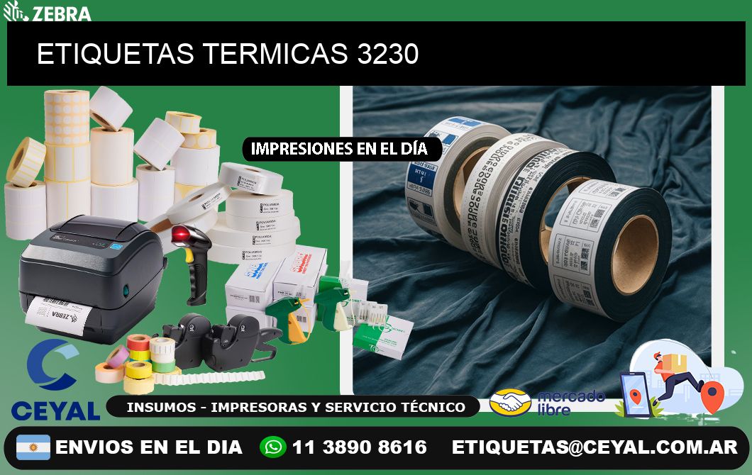 ETIQUETAS TERMICAS 3230