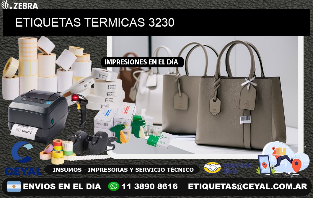 ETIQUETAS TERMICAS 3230