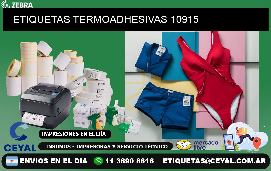 ETIQUETAS TERMOADHESIVAS 10915