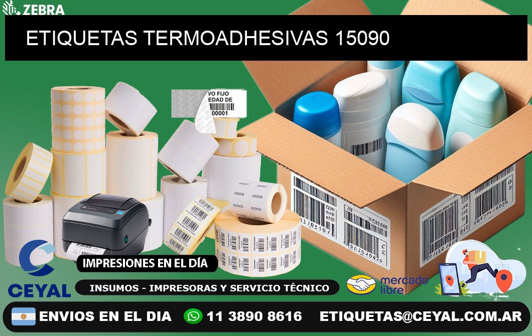 ETIQUETAS TERMOADHESIVAS 15090