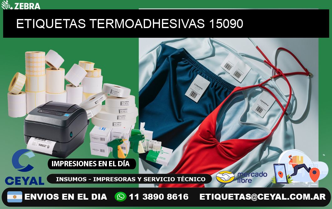 ETIQUETAS TERMOADHESIVAS 15090