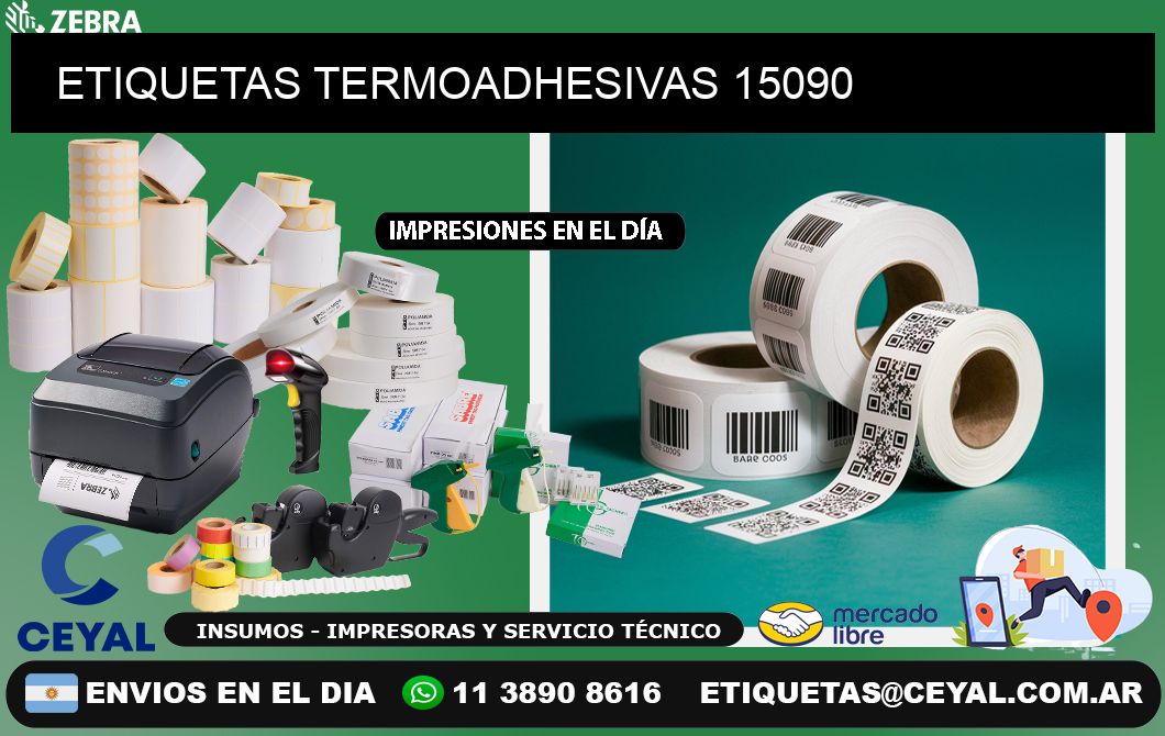 ETIQUETAS TERMOADHESIVAS 15090