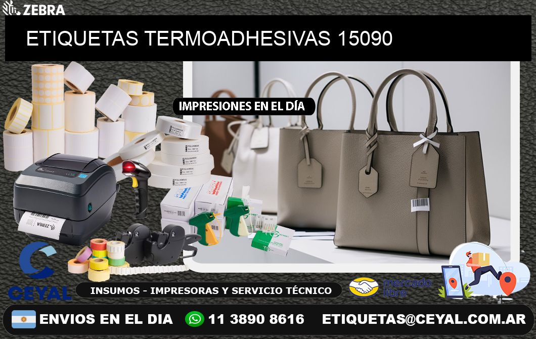 ETIQUETAS TERMOADHESIVAS 15090