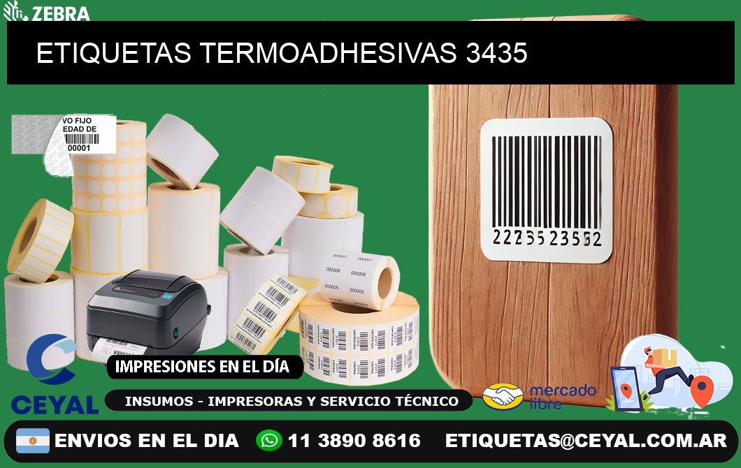 ETIQUETAS TERMOADHESIVAS 3435