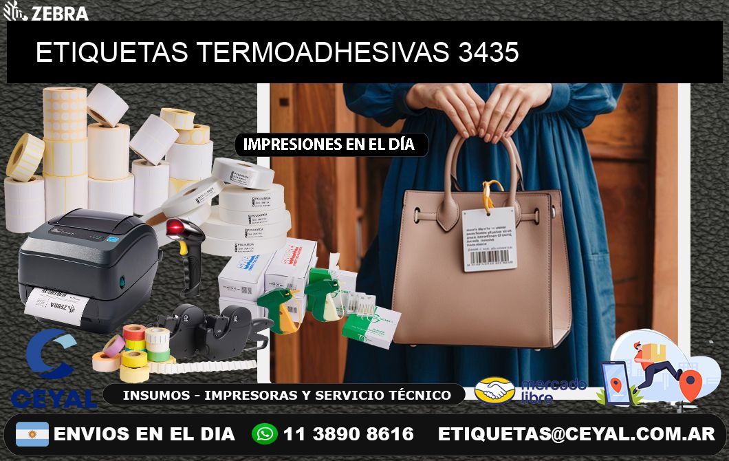 ETIQUETAS TERMOADHESIVAS 3435
