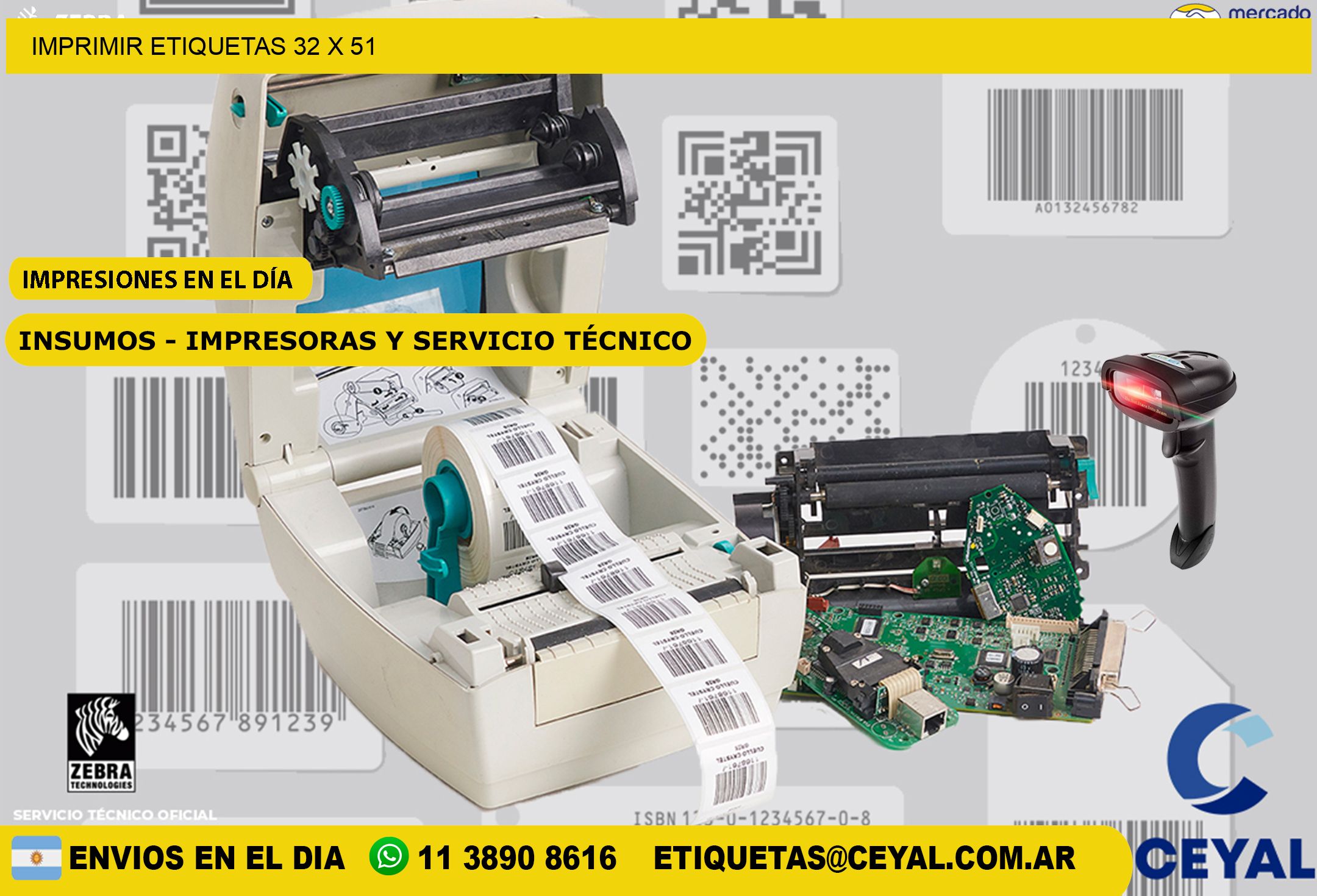 IMPRIMIR ETIQUETAS 32 x 51