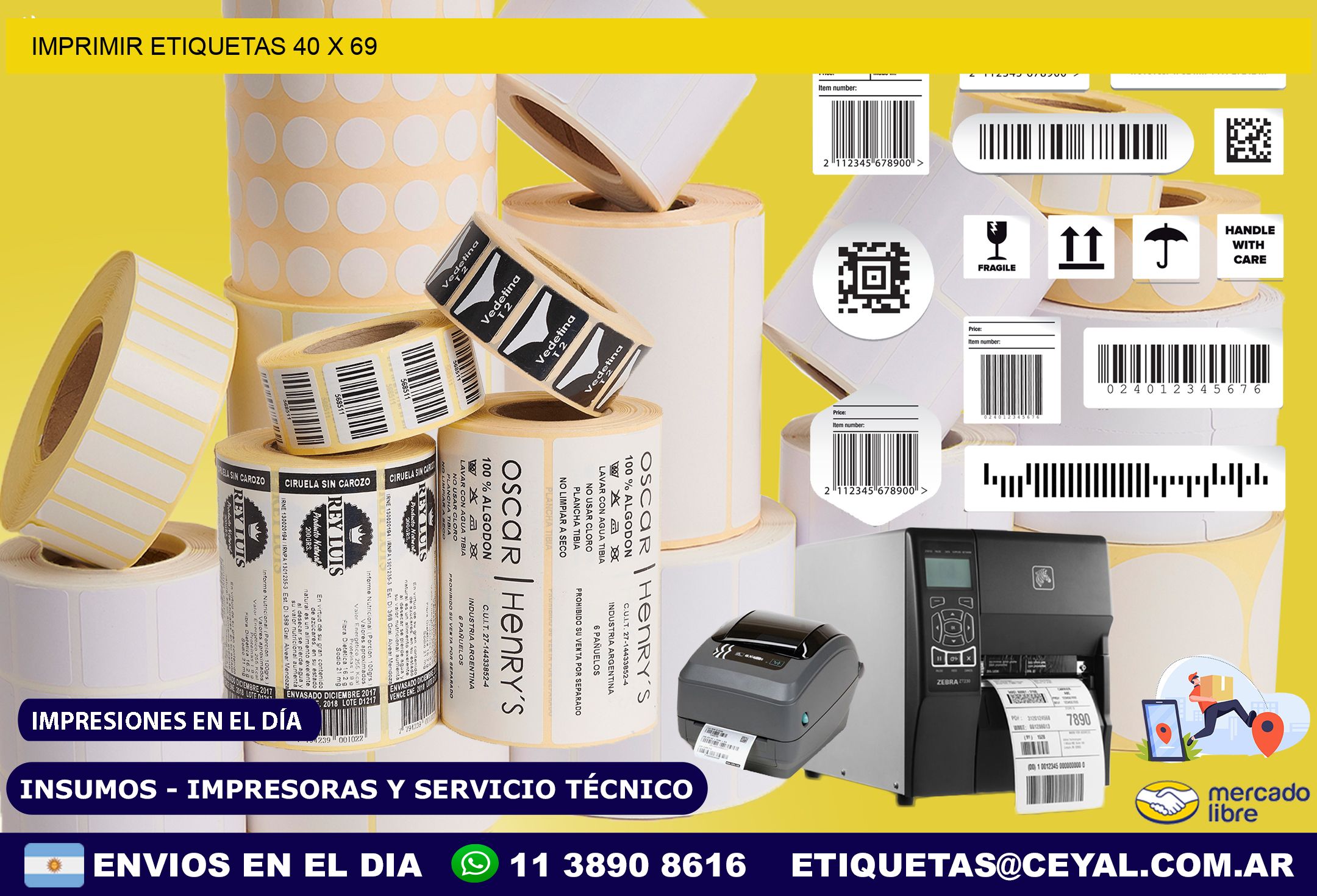 IMPRIMIR ETIQUETAS 40 x 69