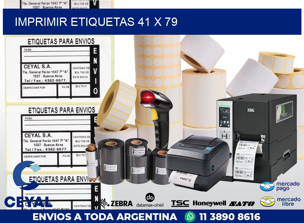 IMPRIMIR ETIQUETAS 41 x 79