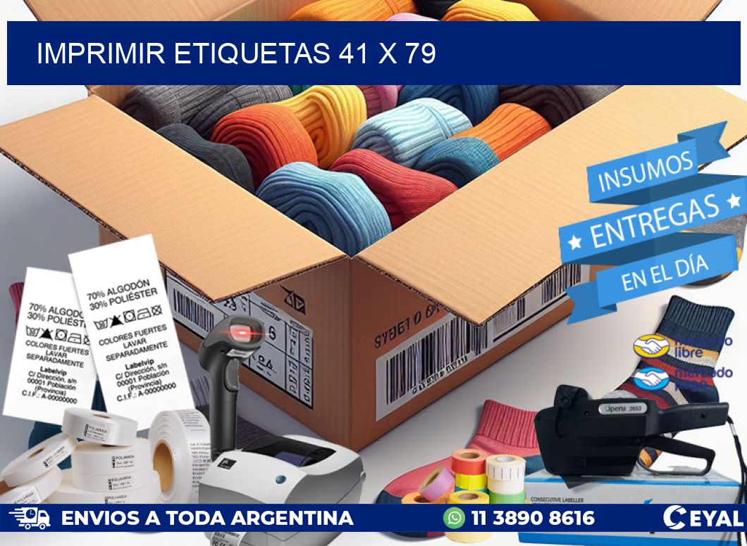 IMPRIMIR ETIQUETAS 41 x 79