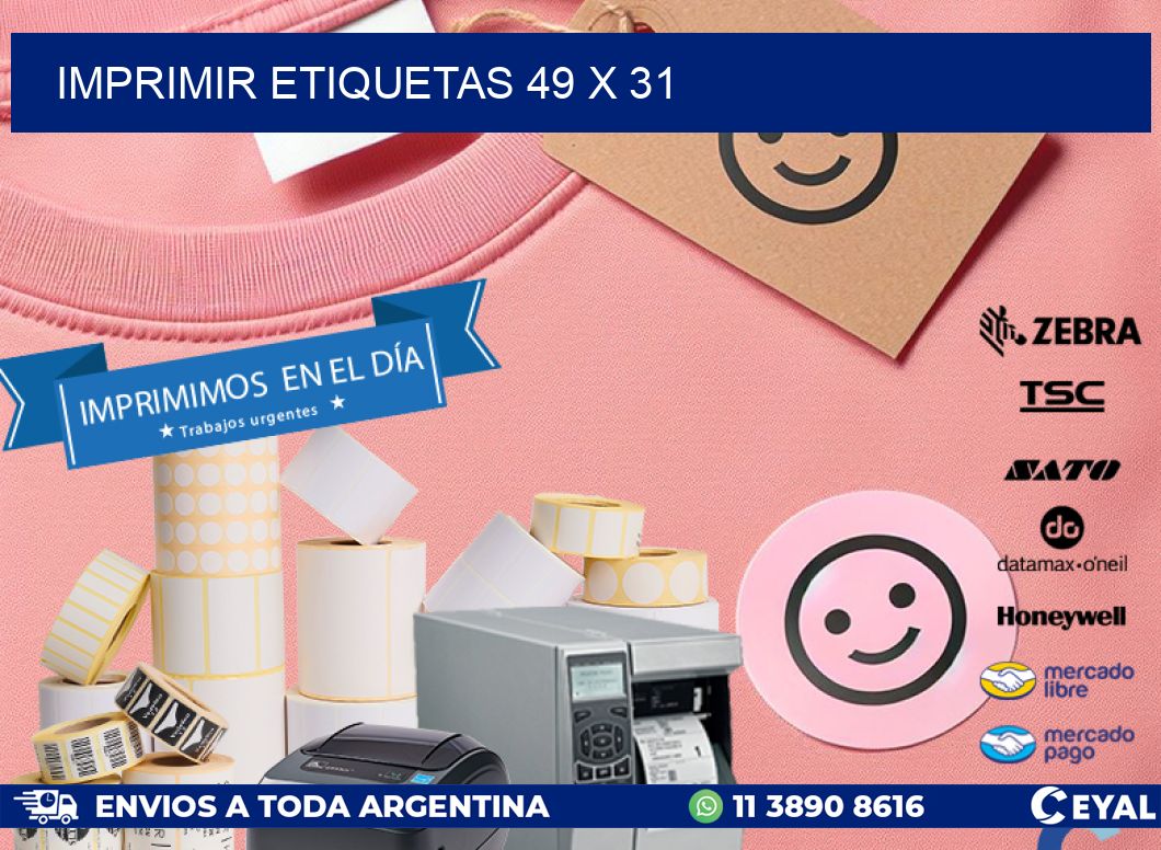 IMPRIMIR ETIQUETAS 49 x 31
