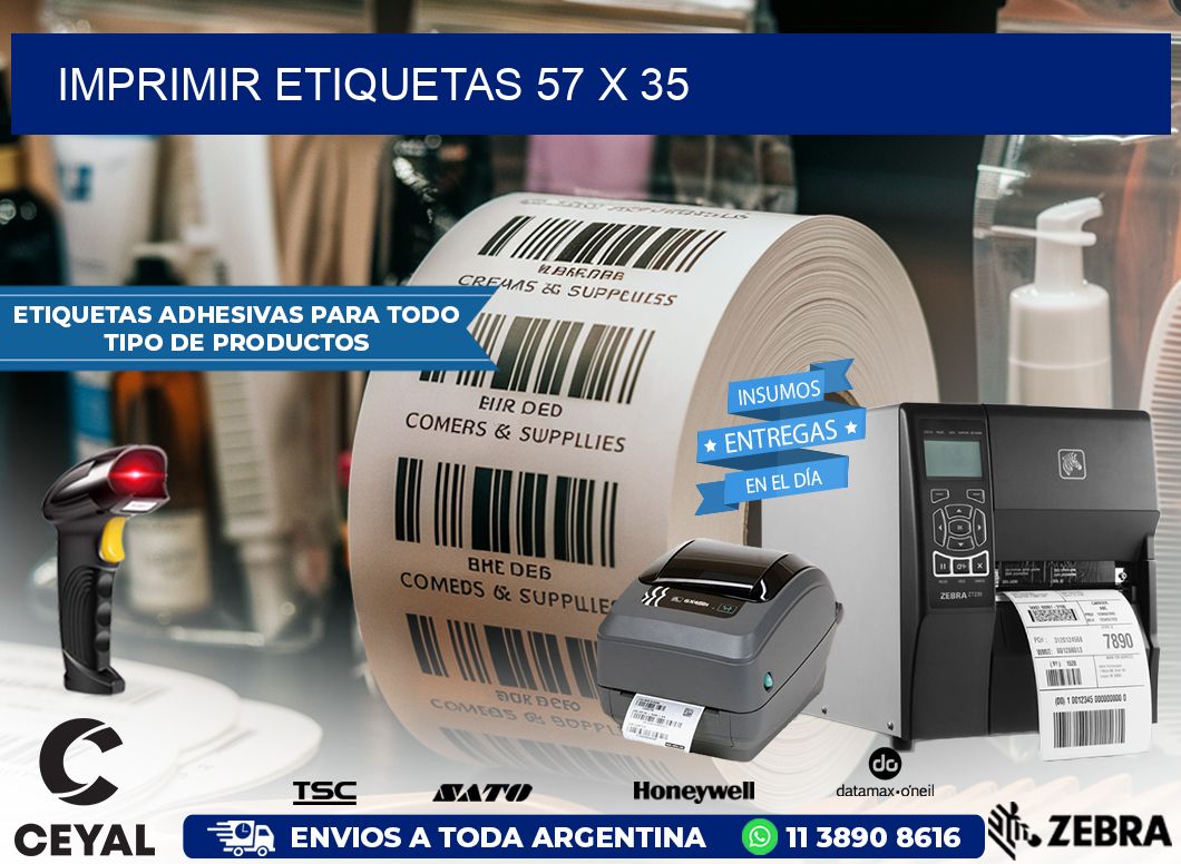 IMPRIMIR ETIQUETAS 57 x 35