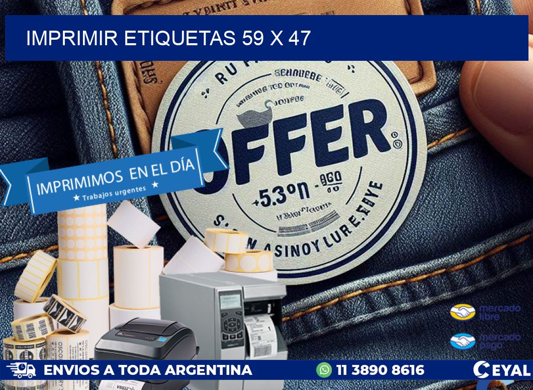 IMPRIMIR ETIQUETAS 59 x 47