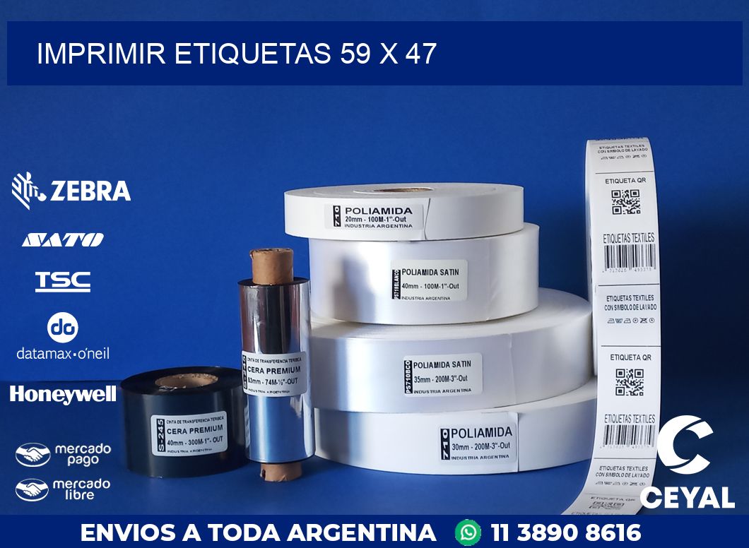 IMPRIMIR ETIQUETAS 59 x 47