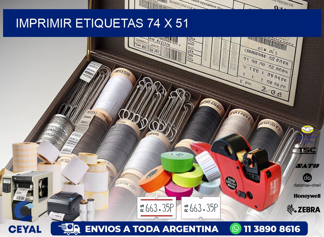 IMPRIMIR ETIQUETAS 74 x 51