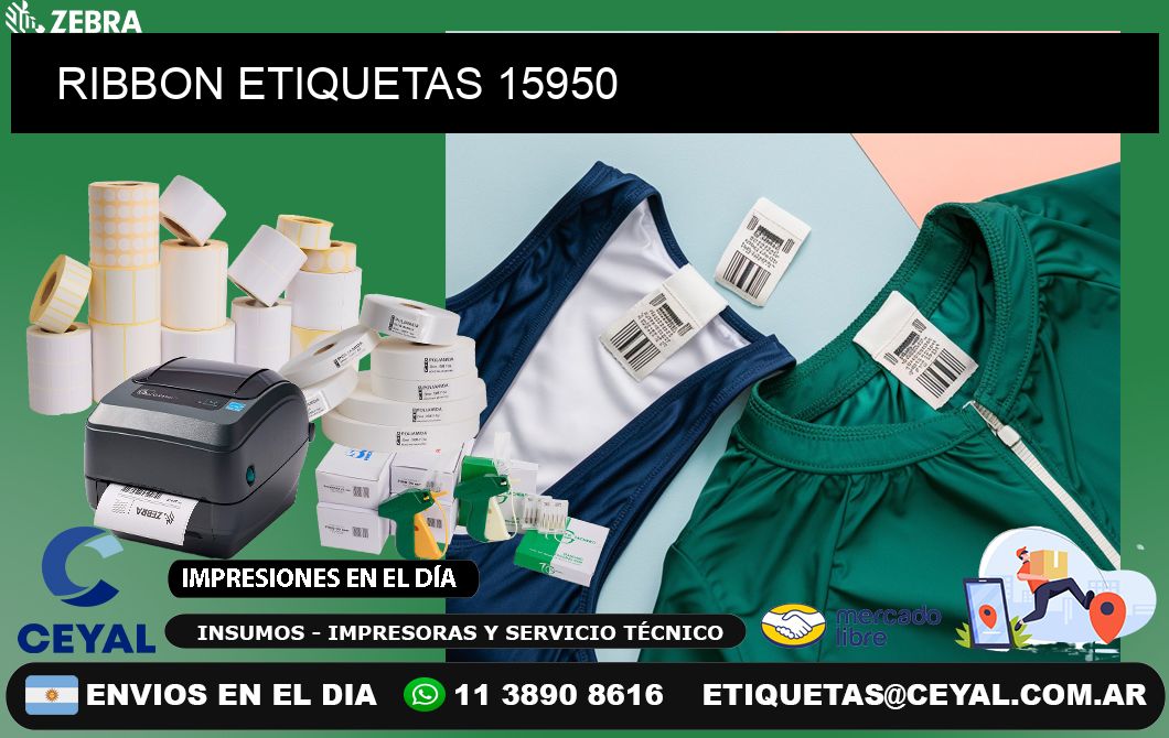 RIBBON ETIQUETAS 15950