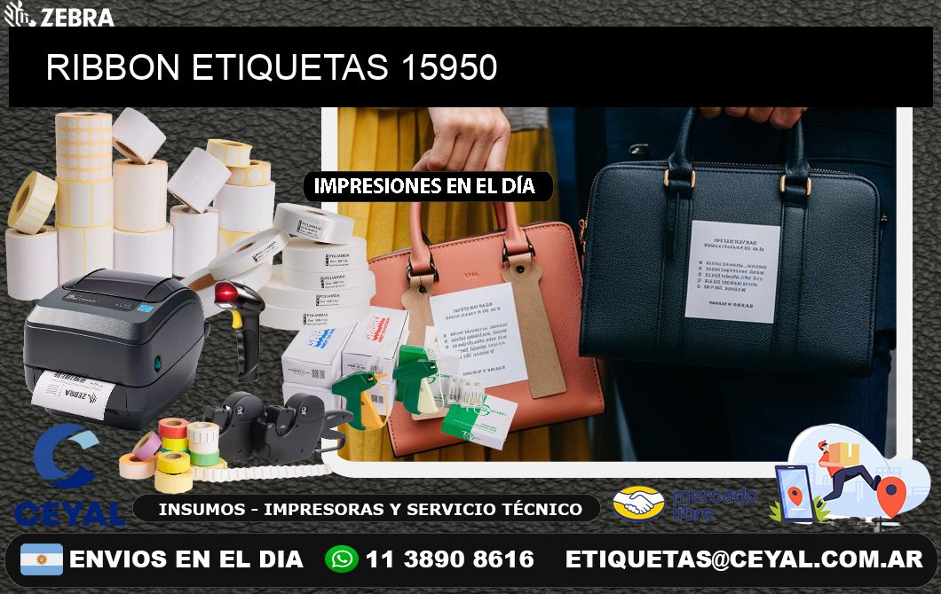 RIBBON ETIQUETAS 15950