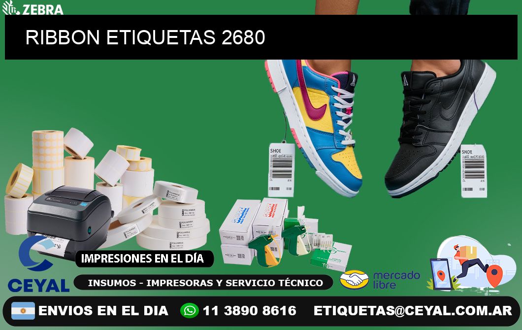 RIBBON ETIQUETAS 2680