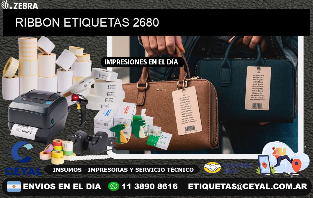 RIBBON ETIQUETAS 2680