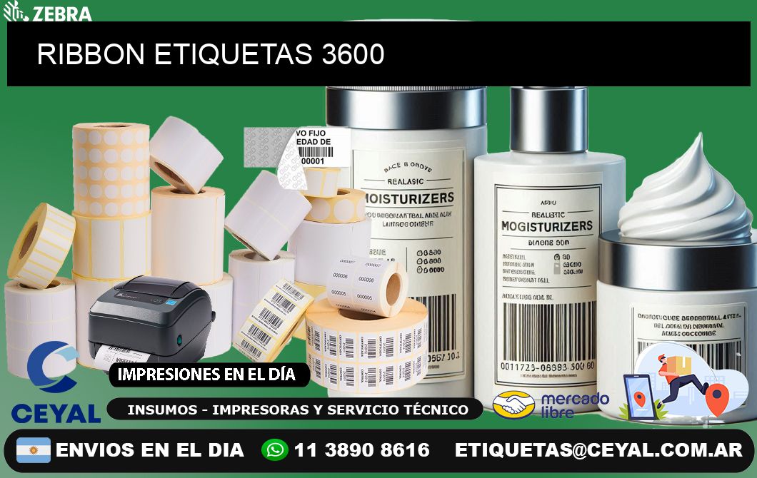 RIBBON ETIQUETAS 3600
