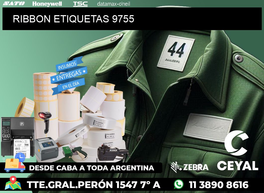 RIBBON ETIQUETAS 9755