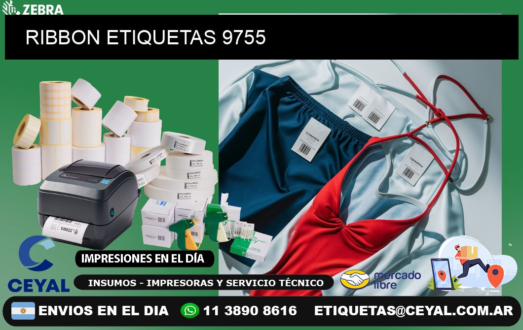 RIBBON ETIQUETAS 9755