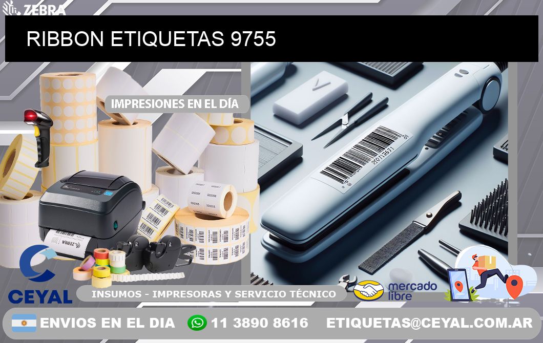 RIBBON ETIQUETAS 9755