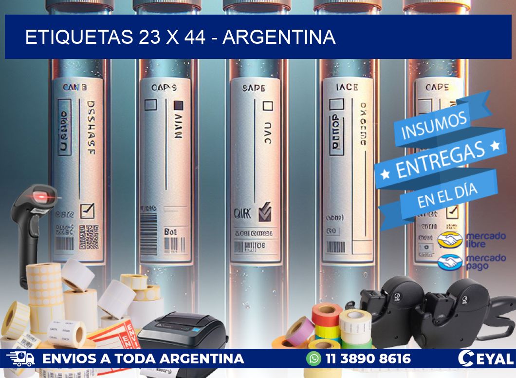 ETIQUETAS 23 x 44 - ARGENTINA