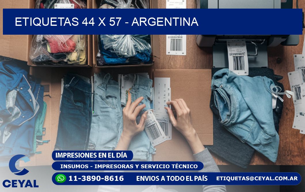 ETIQUETAS 44 x 57 - ARGENTINA