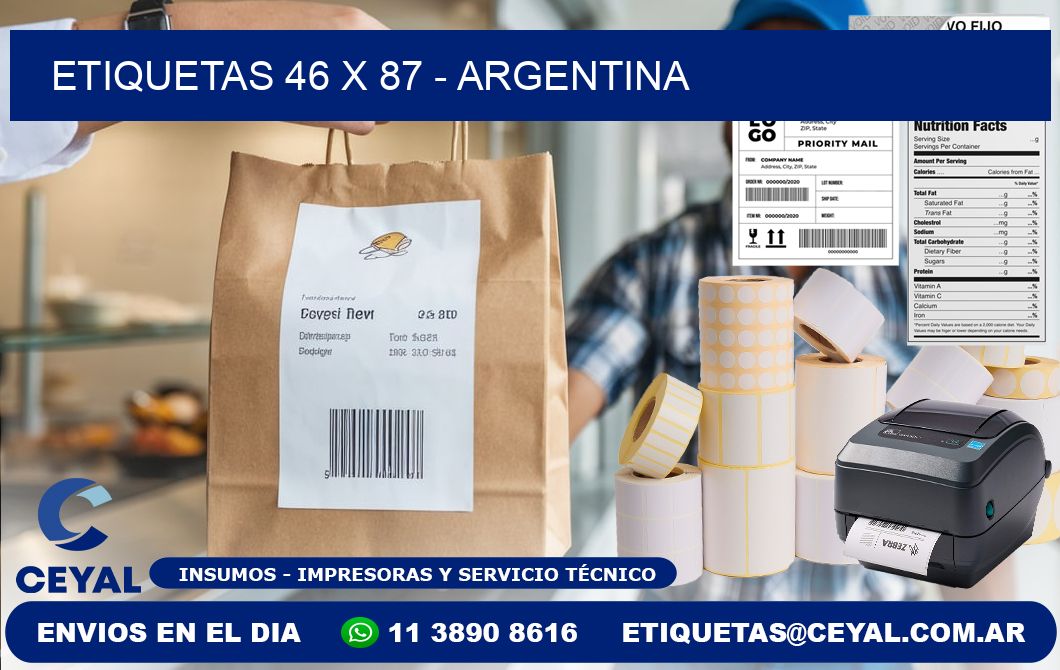 ETIQUETAS 46 x 87 - ARGENTINA