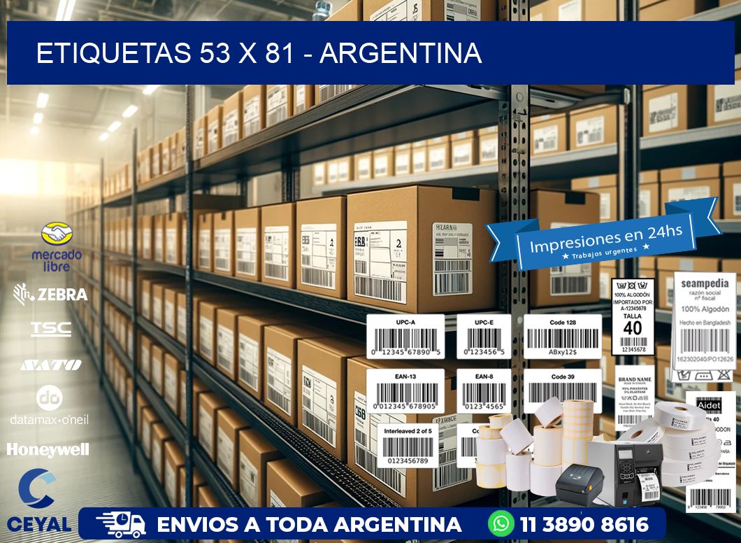 ETIQUETAS 53 x 81 – ARGENTINA