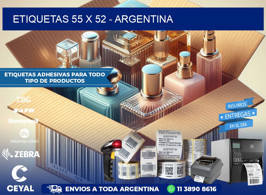 ETIQUETAS 55 x 52 – ARGENTINA