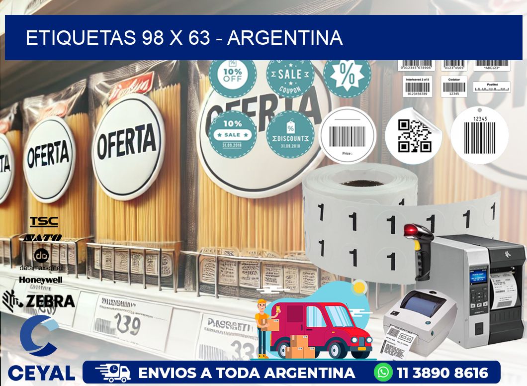 ETIQUETAS 98 x 63 - ARGENTINA