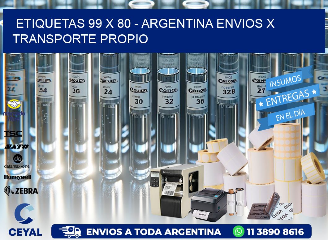 ETIQUETAS 99 x 80 – ARGENTINA ENVIOS X TRANSPORTE PROPIO