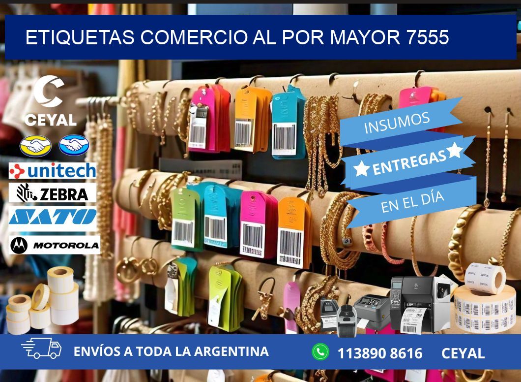 ETIQUETAS COMERCIO AL POR MAYOR 7555