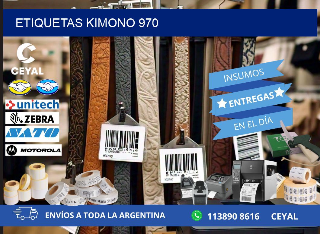 ETIQUETAS KIMONO 970