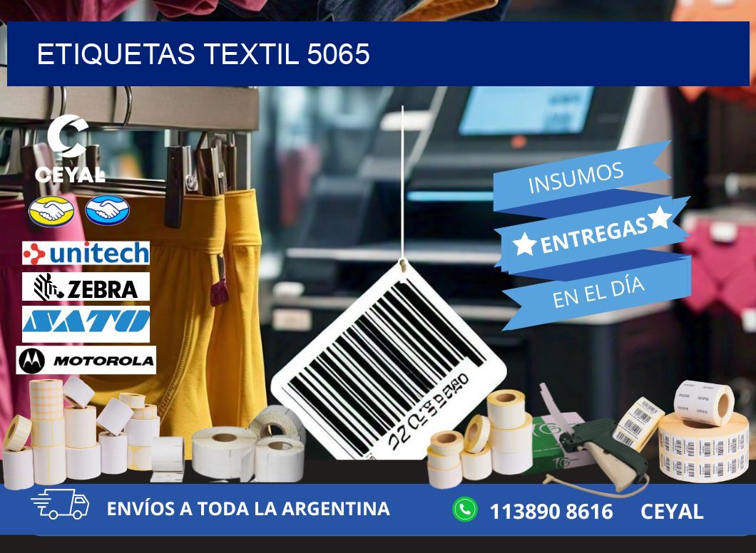 ETIQUETAS TEXTIL 5065