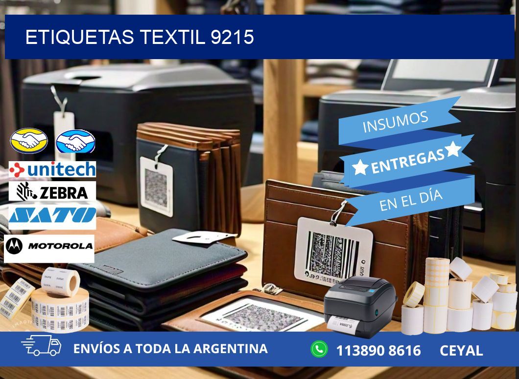 ETIQUETAS TEXTIL 9215