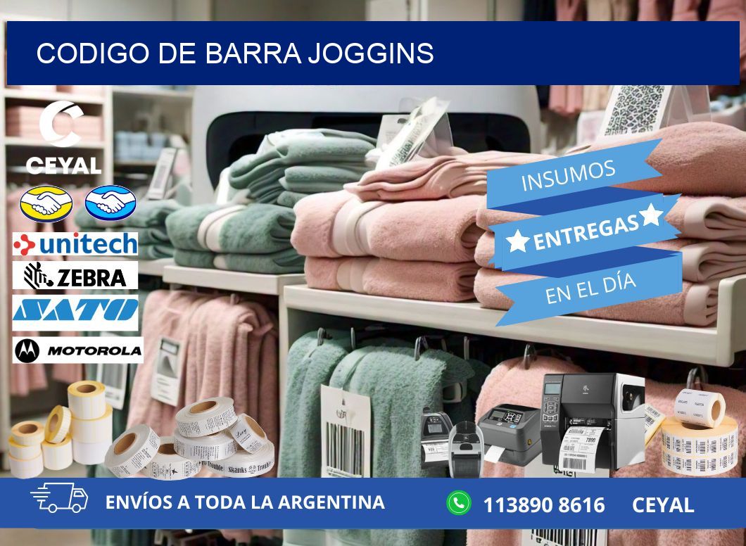 codigo de barra JOGGINS