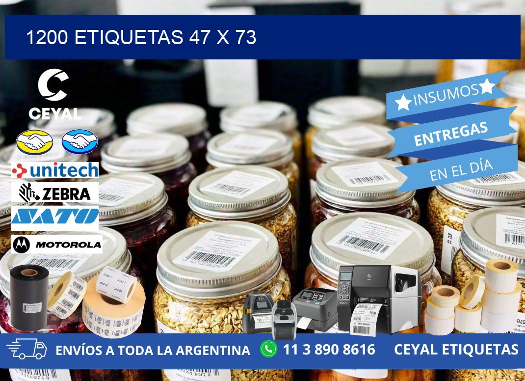 1200 ETIQUETAS 47 x 73