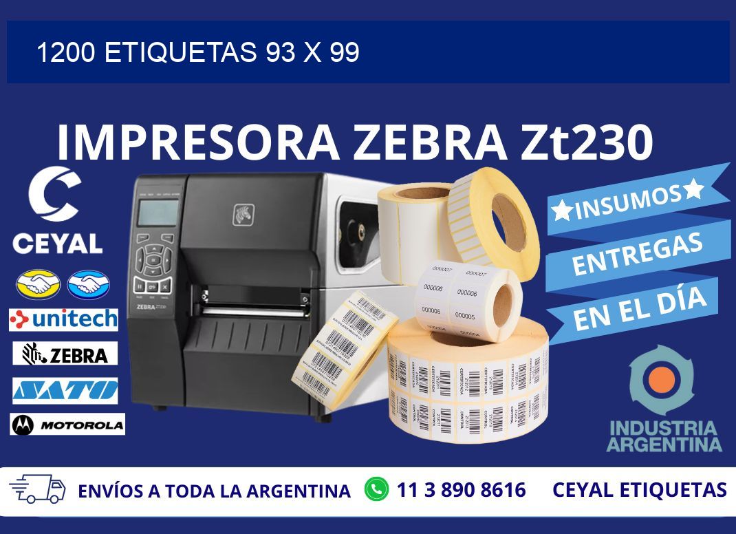 1200 ETIQUETAS 93 x 99