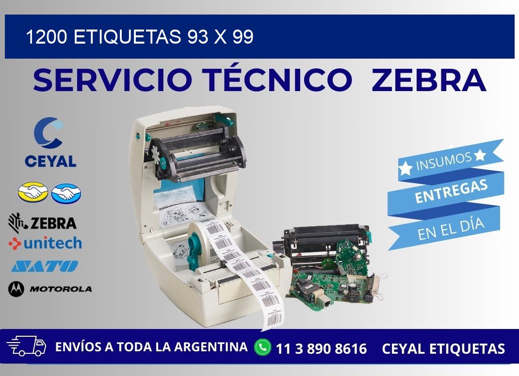 1200 ETIQUETAS 93 x 99