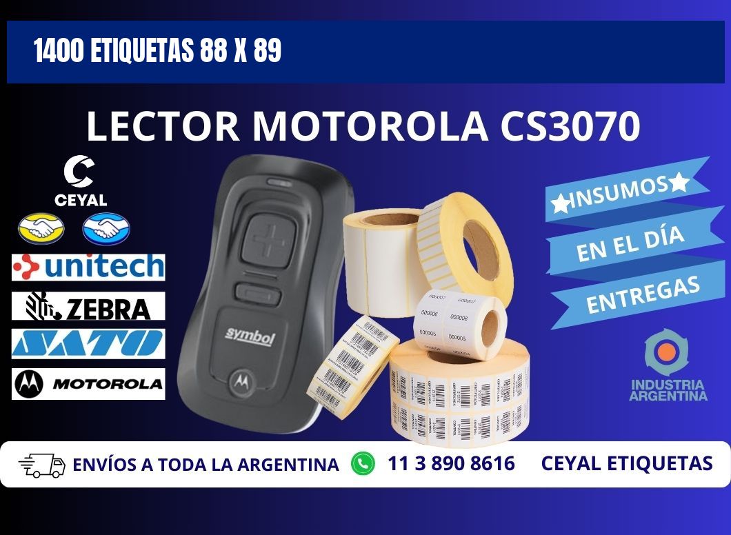 1400 ETIQUETAS 88 x 89
