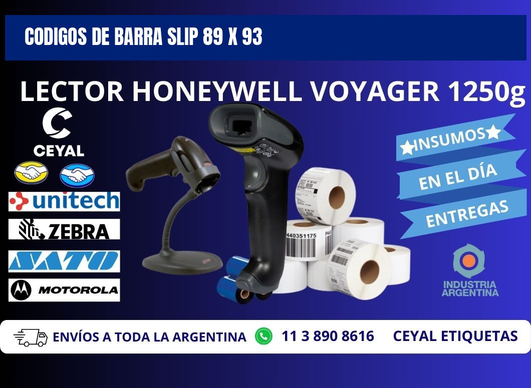 CODIGOS DE BARRA SLIP 89 x 93